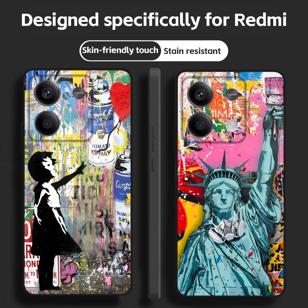 Xiaomi Phone Accessories - Banksy Graffiti Art Phone Case For