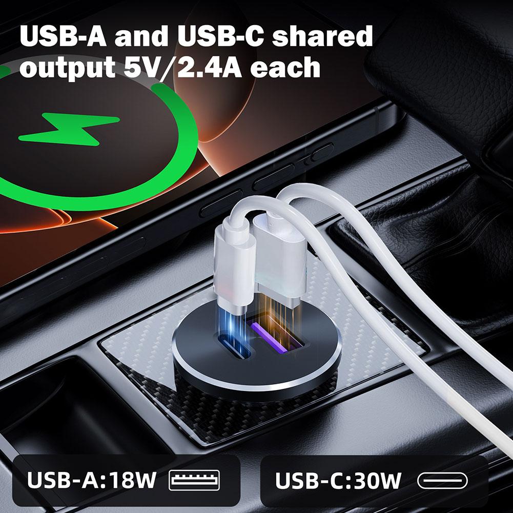 Mini Car Charger Dual Fast Cha - đánh giá và giá Phone Accessories Charger