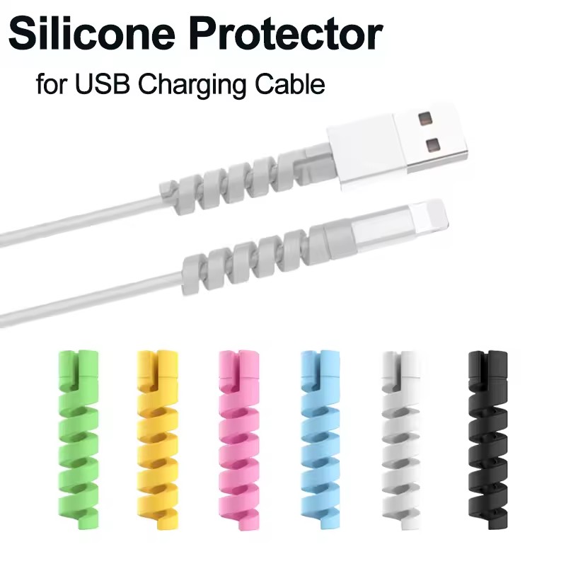 6/20pcs Cable Protector Silico - đánh giá và giá Phone Accessories Charger