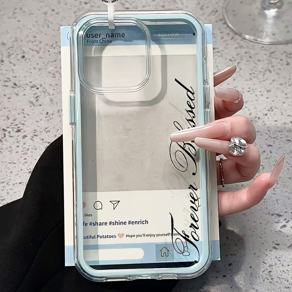 Forever Blessed Simple Clear P - đánh giá và giá Phone Accessories To Sell