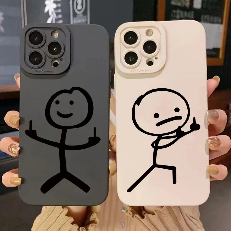 Cute Cartoon Matchman Matte Si - đánh giá và giá Phone Accessories To Sell