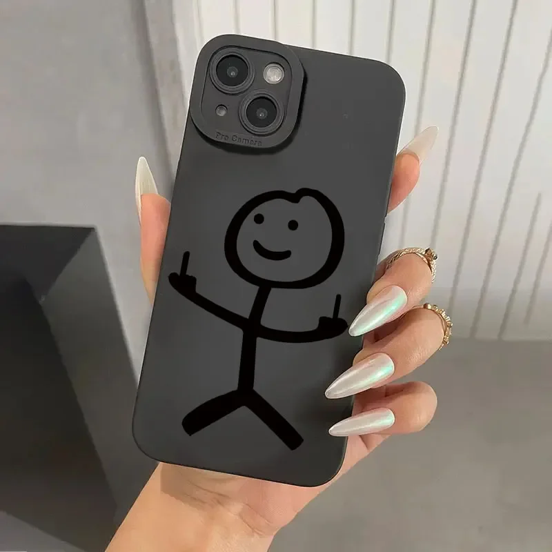 Cute Cartoon Matchman Matte Si - đánh giá và giá Phone Accessories To Sell