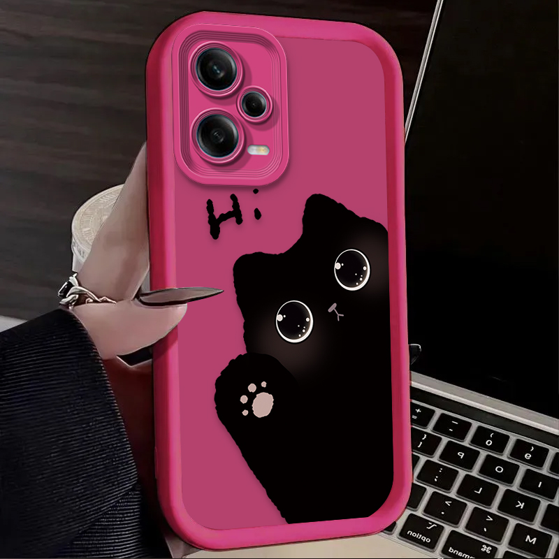 Lovely Big Eyed Cat Phone Case - đánh giá và giá Xiaomi Phone Accessories