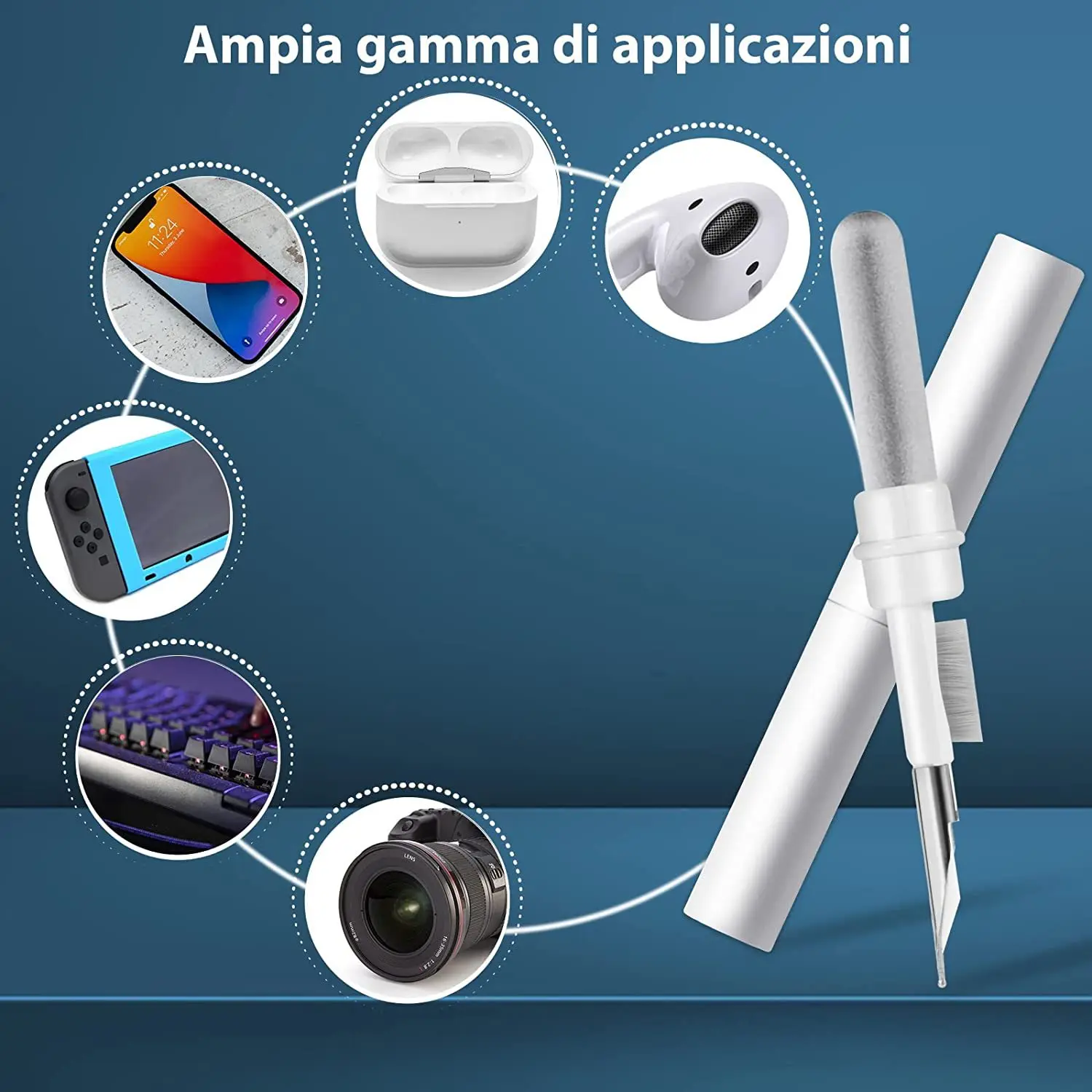 Bluetooth Earphone Cleaner Kit - đánh giá và giá Wireless Earbuds Case
