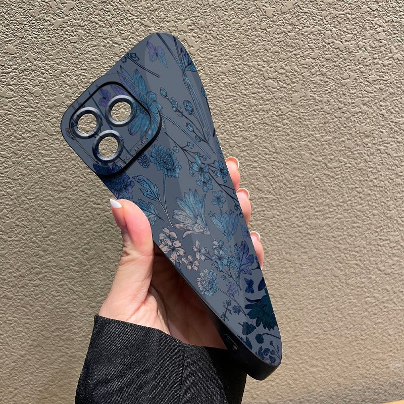 Gray Base Blue-Purple Floral P - đánh giá và giá Phone Accessories To Sell
