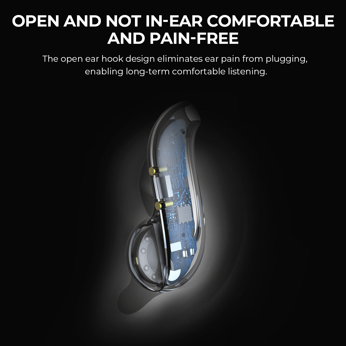 Open-ear Bluetooth Headphones  - đánh giá và giá Wireless Earbuds Case