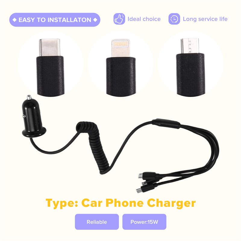 Car Adapter Accessories 3 Inte - đánh giá và giá Phone Accessories For Android