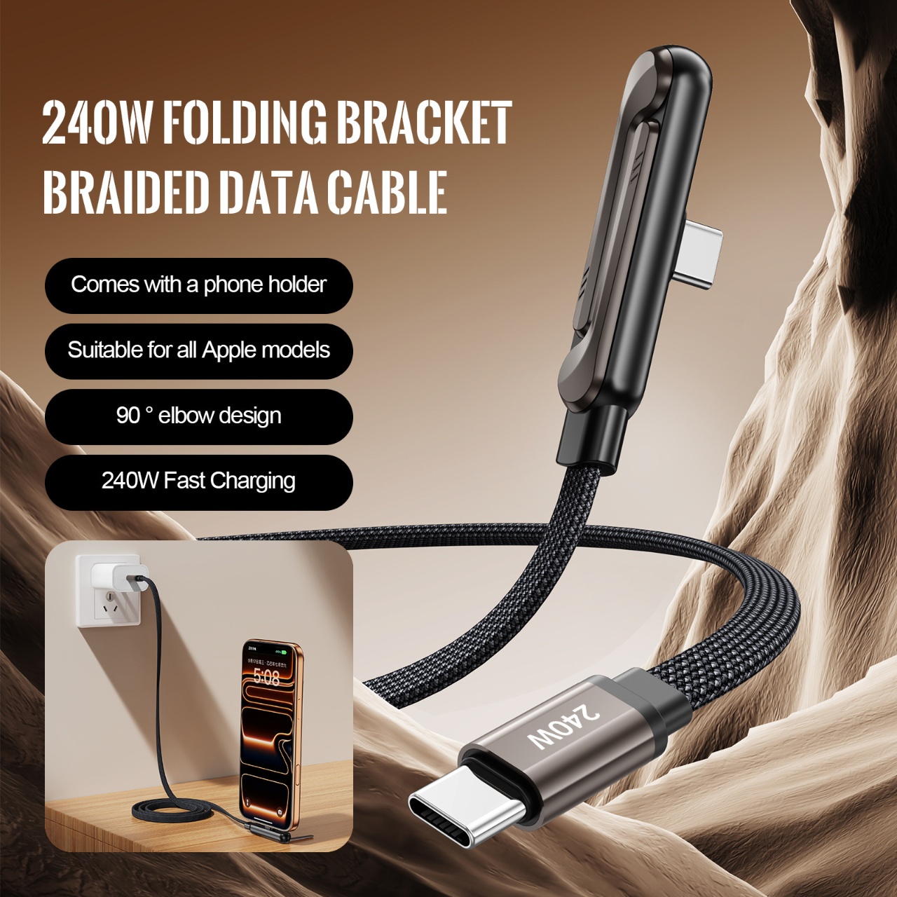 240W PD Fast Charging Type C t - đánh giá và giá Phone Accessories Charger