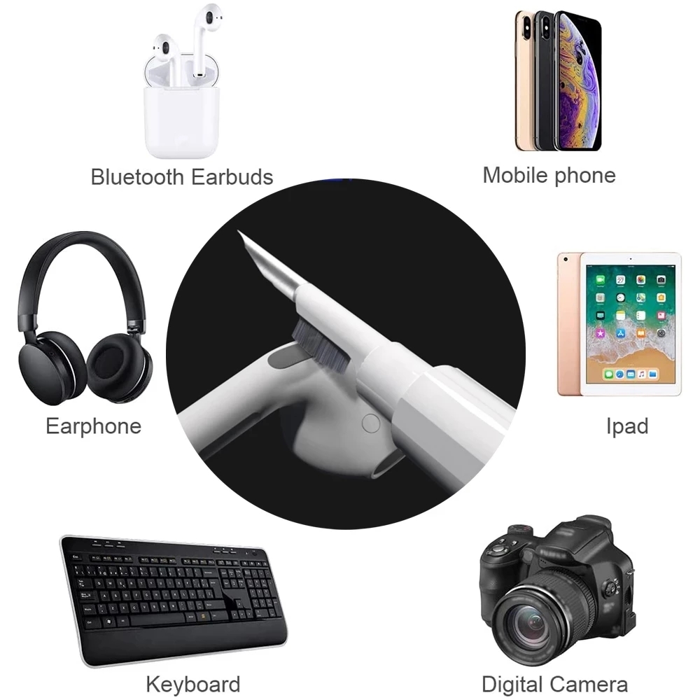 3 In 1 Cleaner Kit Earphones C - đánh giá và giá Wireless Earbuds Case