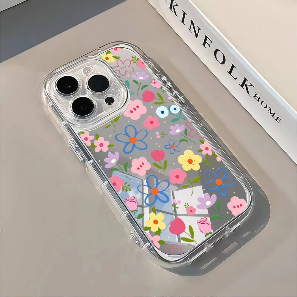 Korean Ins Style Floral Silver - đánh giá và giá Phone Accessories To Sell